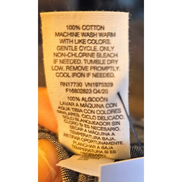 Levis Womens XS Pajama Set Navy Heather Henley Top Gray Drawstring Pants Lounge - Picture 12 of 14